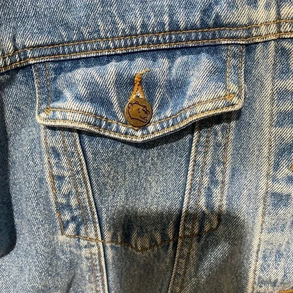 Vintage Winnie The Pooh Denim jacket size large - Picture 10 of 11